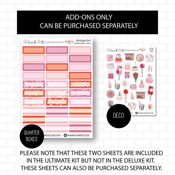 Deluxe Foiled Kit: Birthday Girl (ROSE GOLD FOIL)