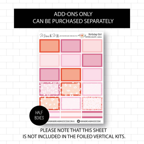 Deluxe Foiled Kit: Birthday Girl (ROSE GOLD FOIL)