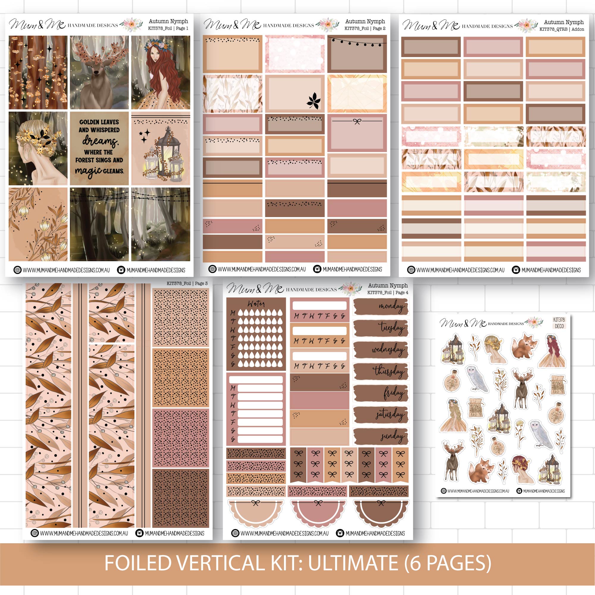Ultimate Foiled Kit: Autumn Nymph (ROSE GOLD FOIL)