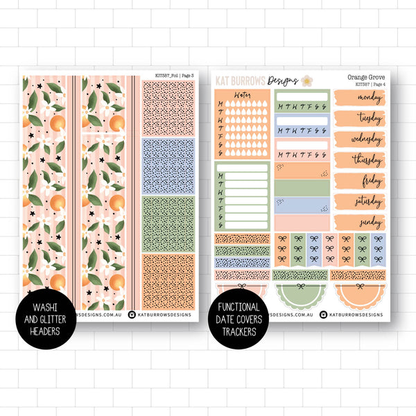 Deluxe Foiled Kit: Orange Grove (ROSE GOLD FOIL)