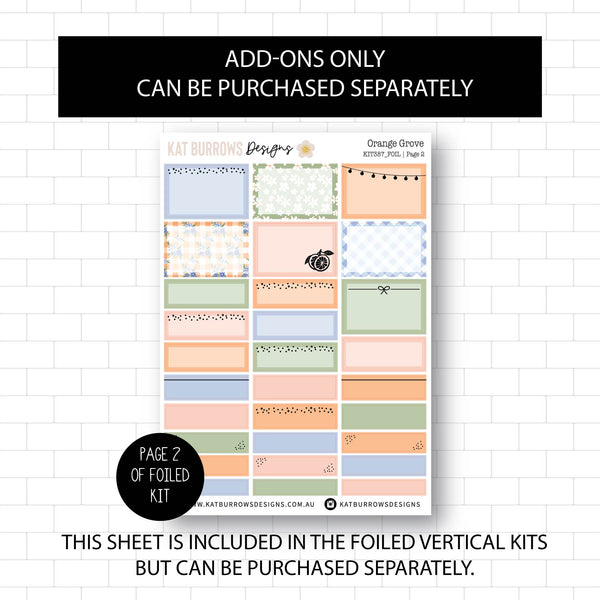 Deluxe Foiled Kit: Orange Grove (ROSE GOLD FOIL)