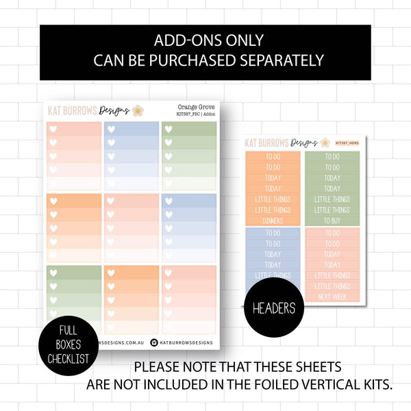 Deluxe Foiled Kit: Orange Grove (ROSE GOLD FOIL)