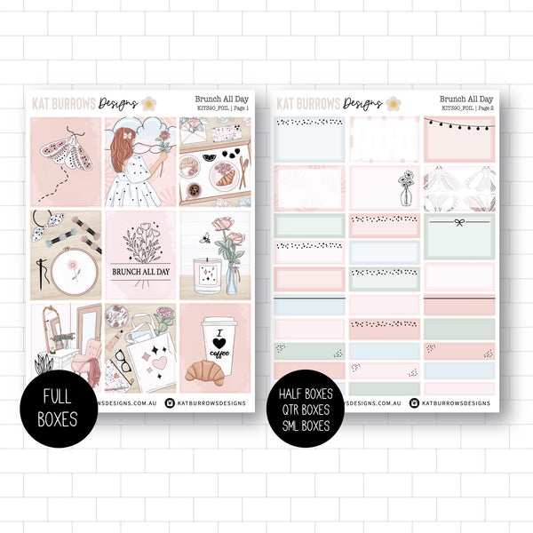 Deluxe Foiled Kit: Brunch All Day (GOLD FOIL)