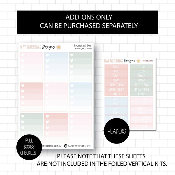 Deluxe Foiled Kit: Brunch All Day (GOLD FOIL)