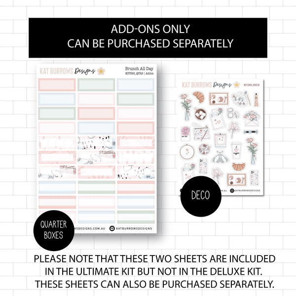 Deluxe Foiled Kit: Brunch All Day (GOLD FOIL)