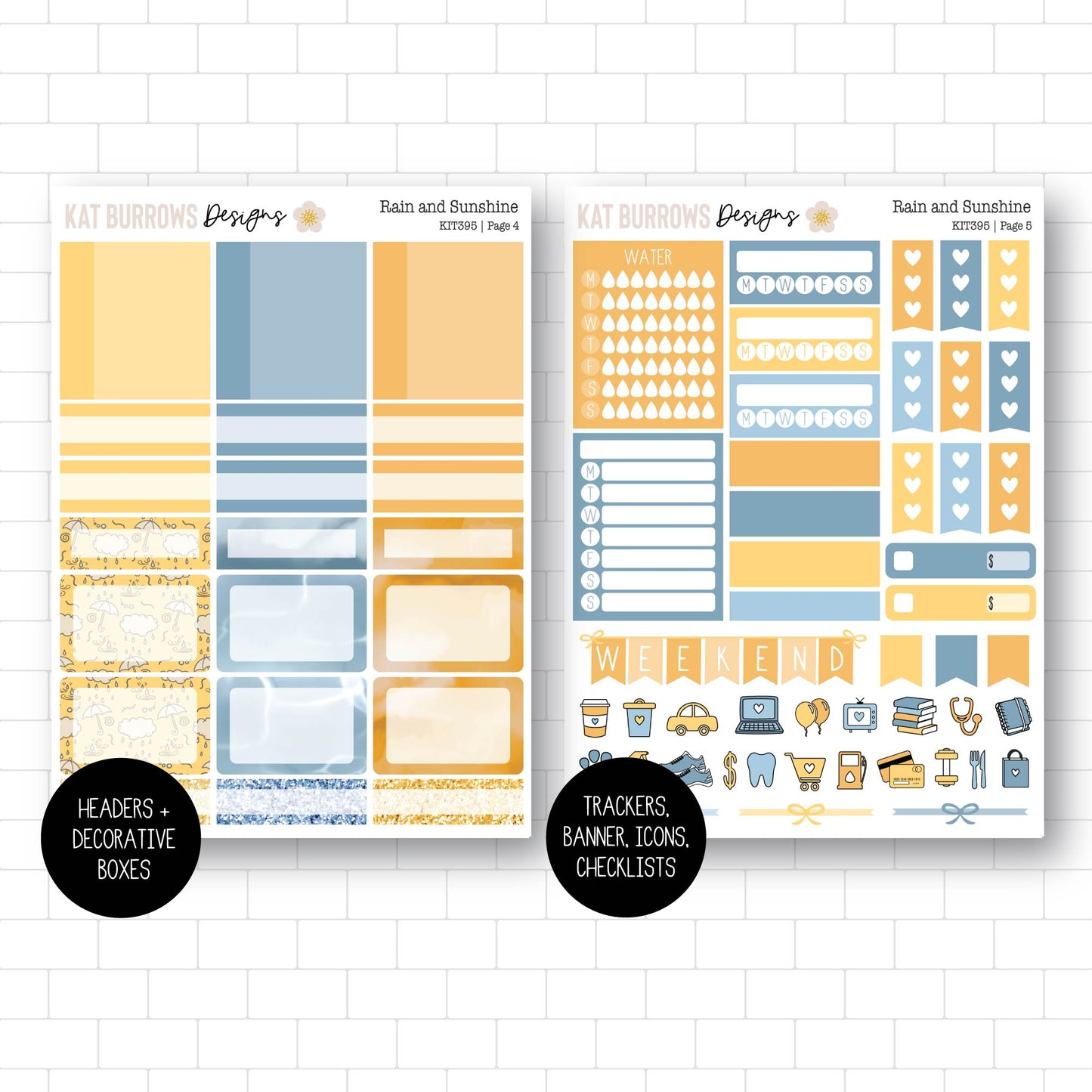 Weekly Kit: Rain and Sunshine