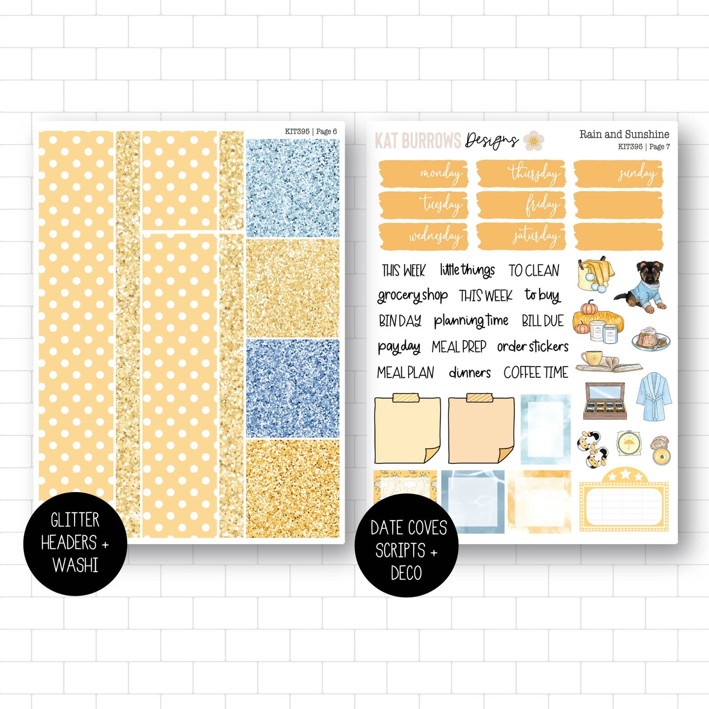 Weekly Kit: Rain and Sunshine