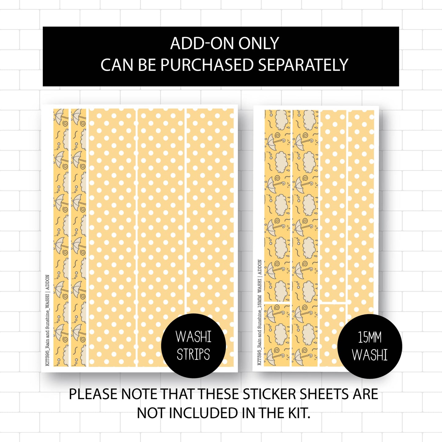 Weekly Kit: Rain and Sunshine