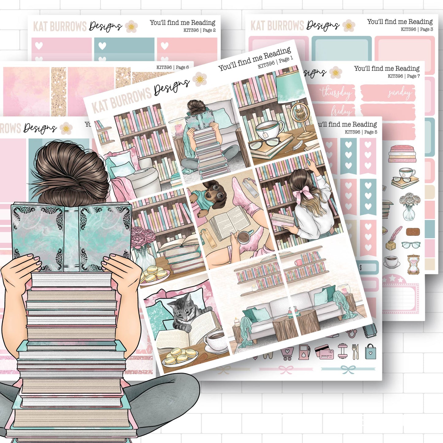 Weekly Kit: You'll find me Reading