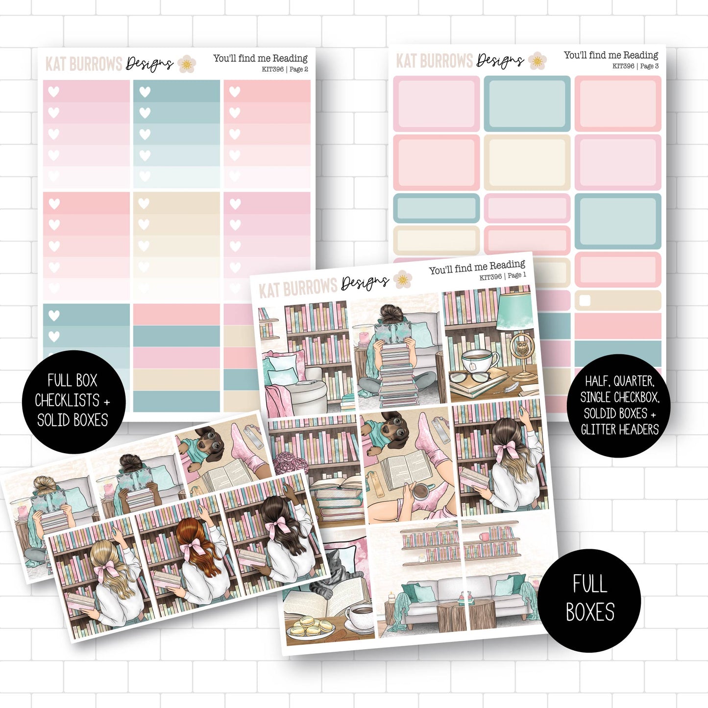 Weekly Kit: You'll find me Reading