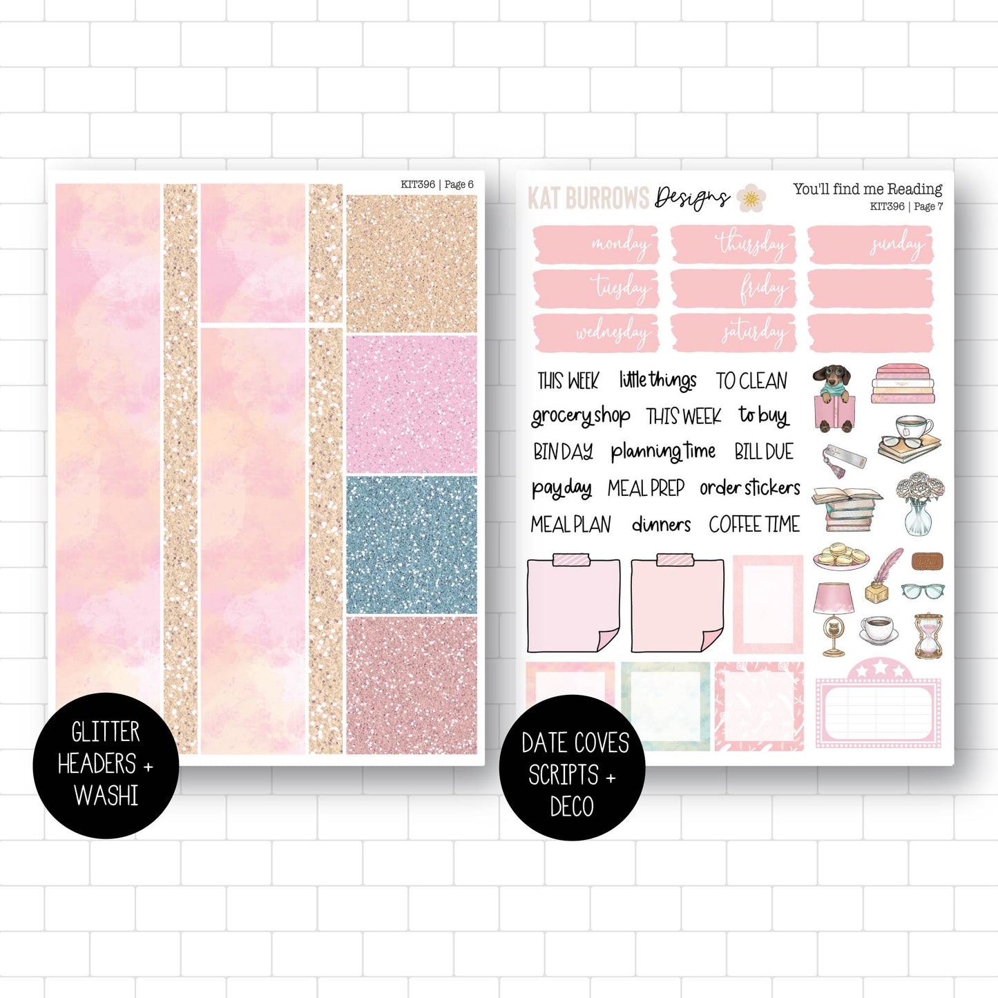 Weekly Kit: You'll find me Reading