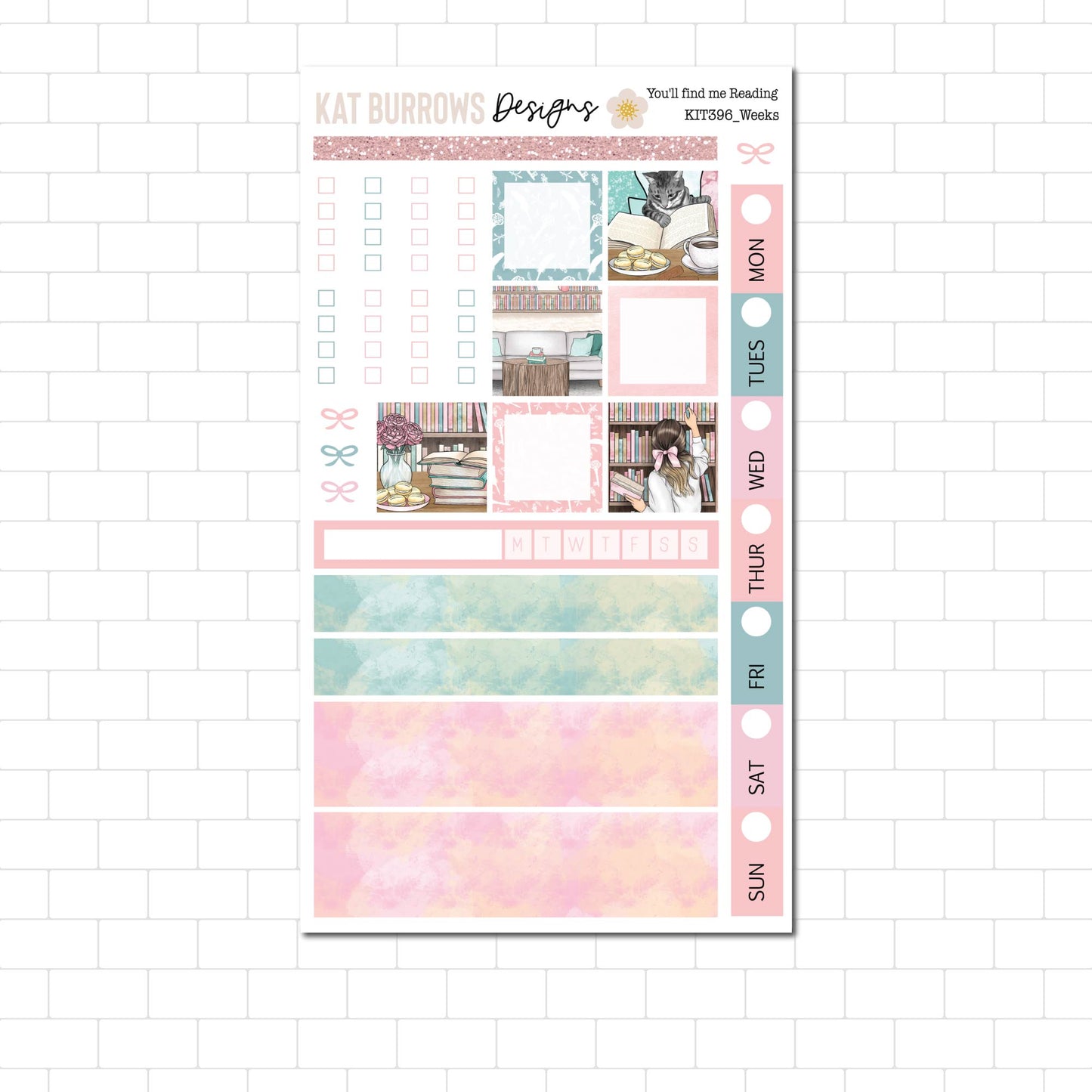 Hobonichi/Lime Weeks: You'll find me Reading