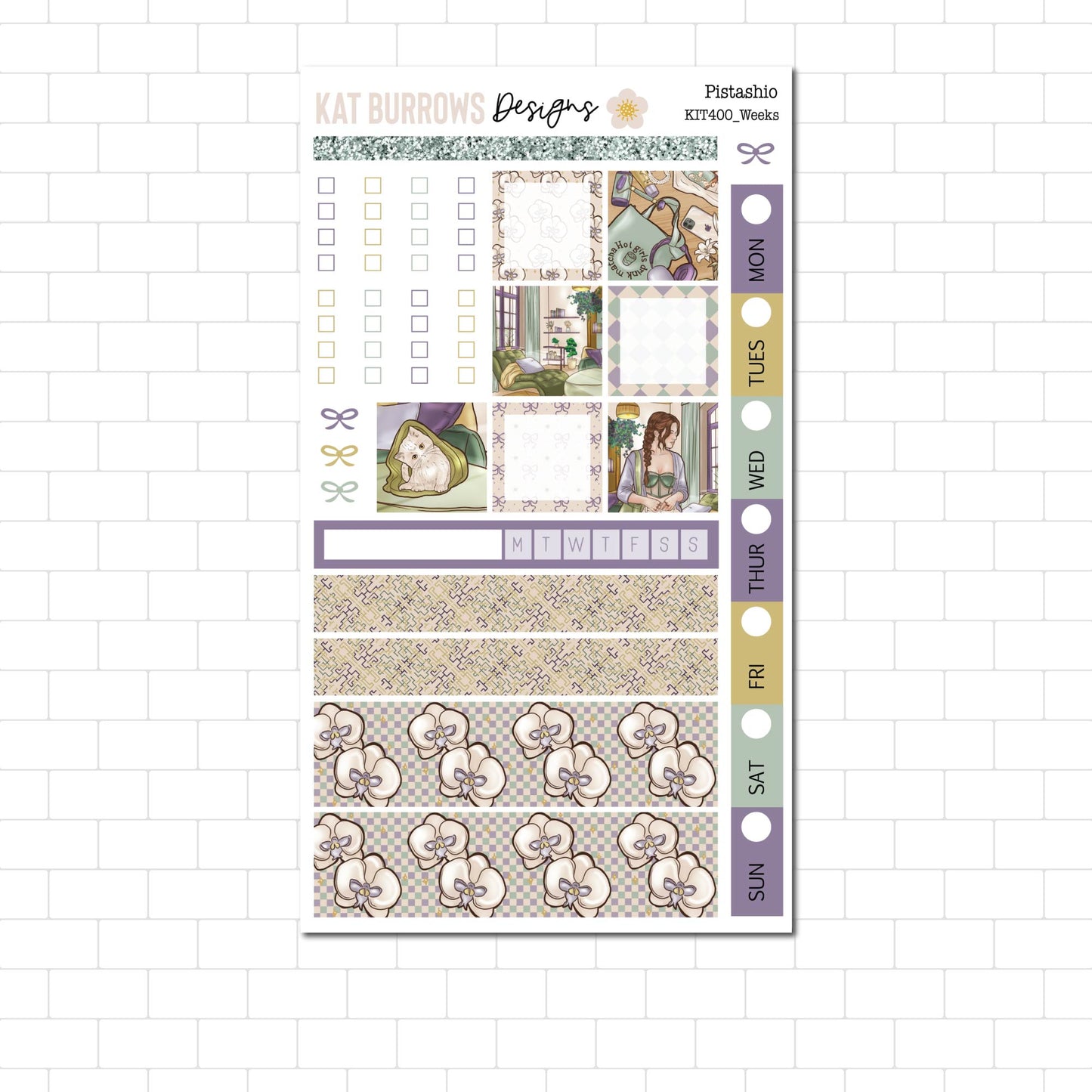 Hobonichi/Lime Weeks: Pistashio