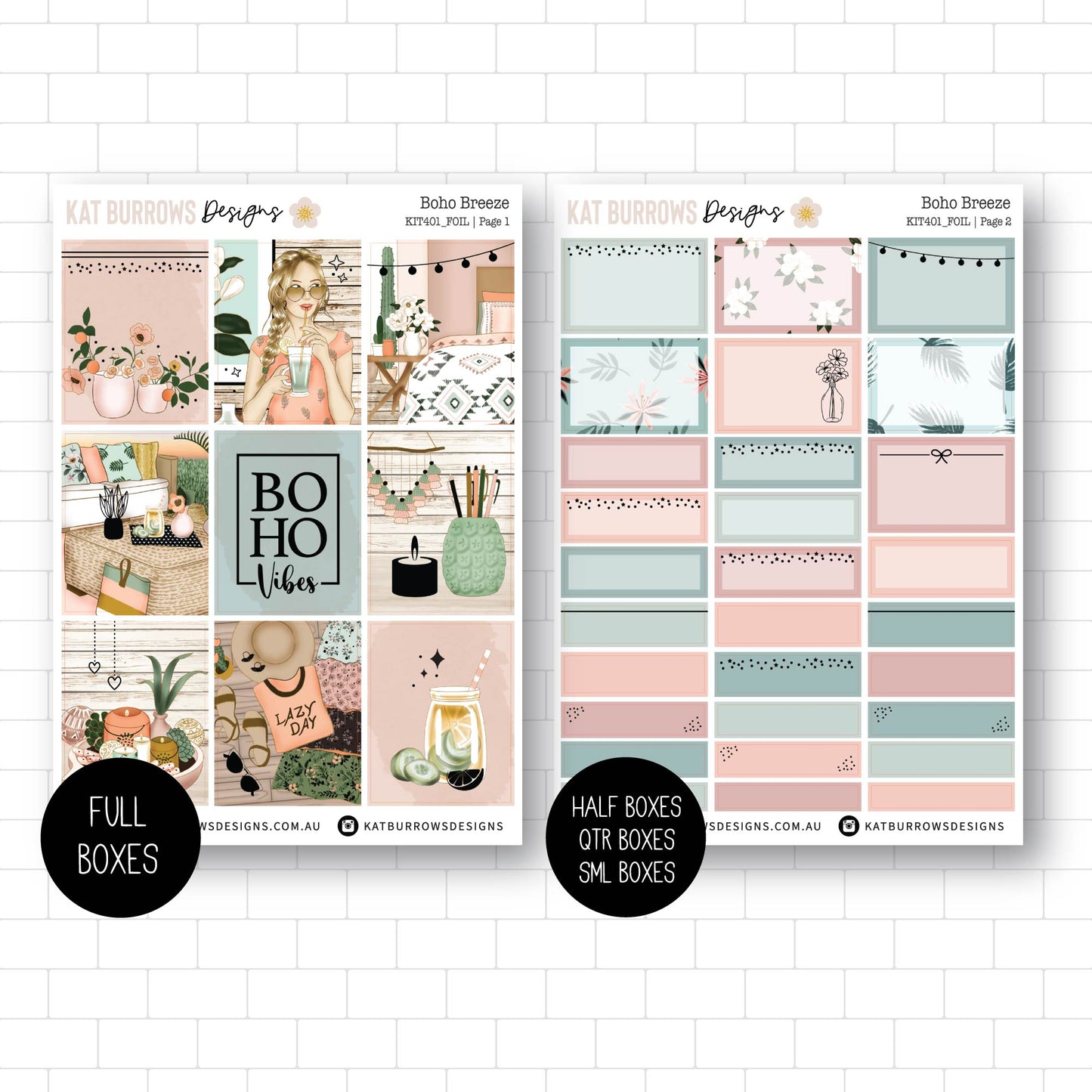 Deluxe Foiled Kit: Boho Breeze (ROSE GOLD FOIL)