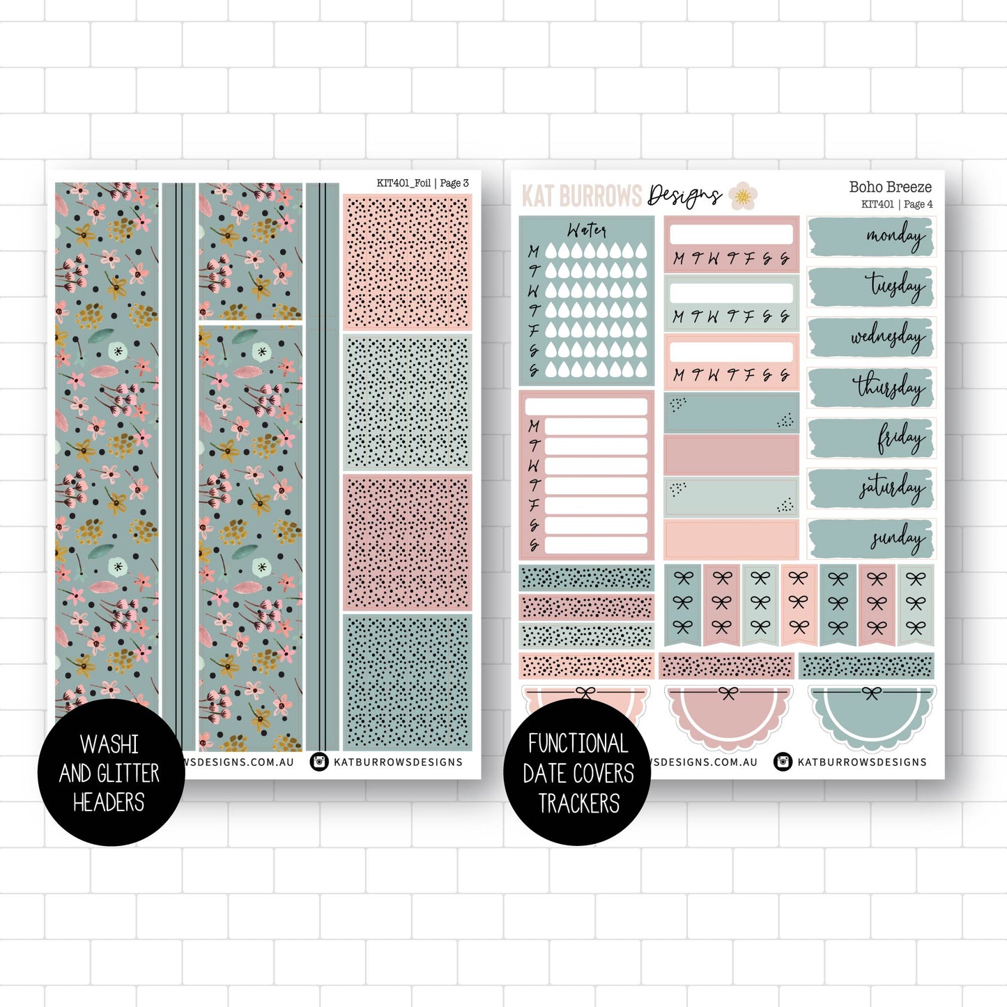 Deluxe Foiled Kit: Boho Breeze (ROSE GOLD FOIL)