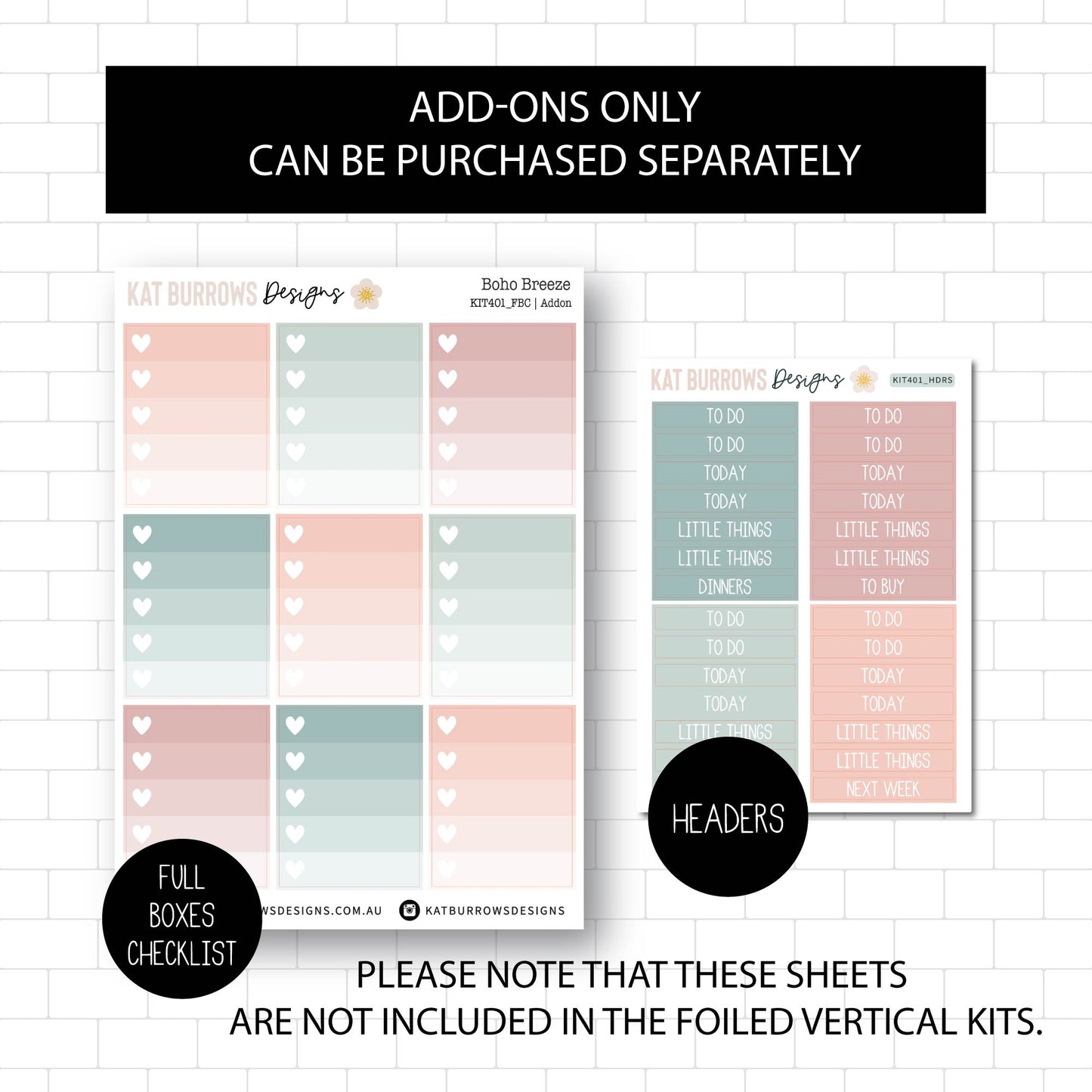 Deluxe Foiled Kit: Boho Breeze (ROSE GOLD FOIL)