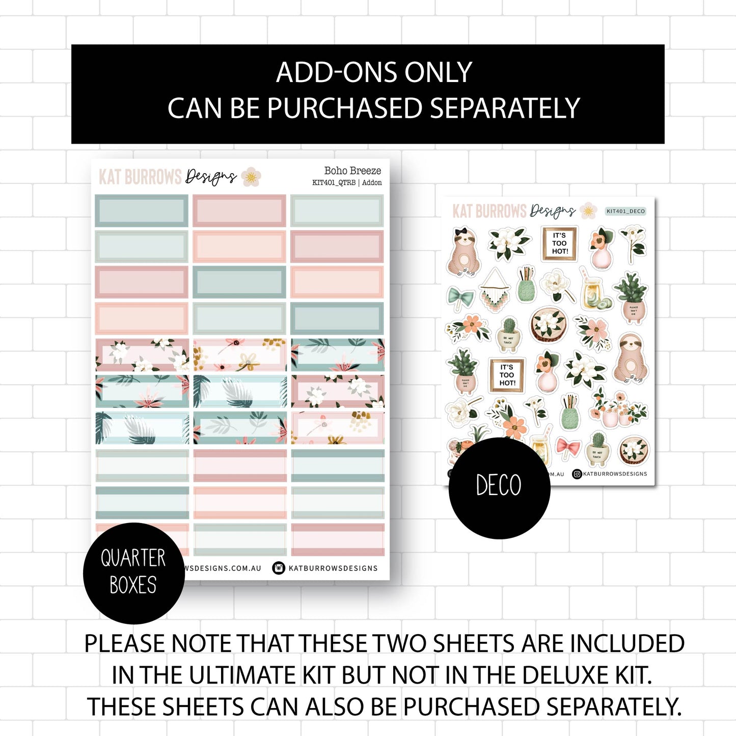 Deluxe Foiled Kit: Boho Breeze (ROSE GOLD FOIL)