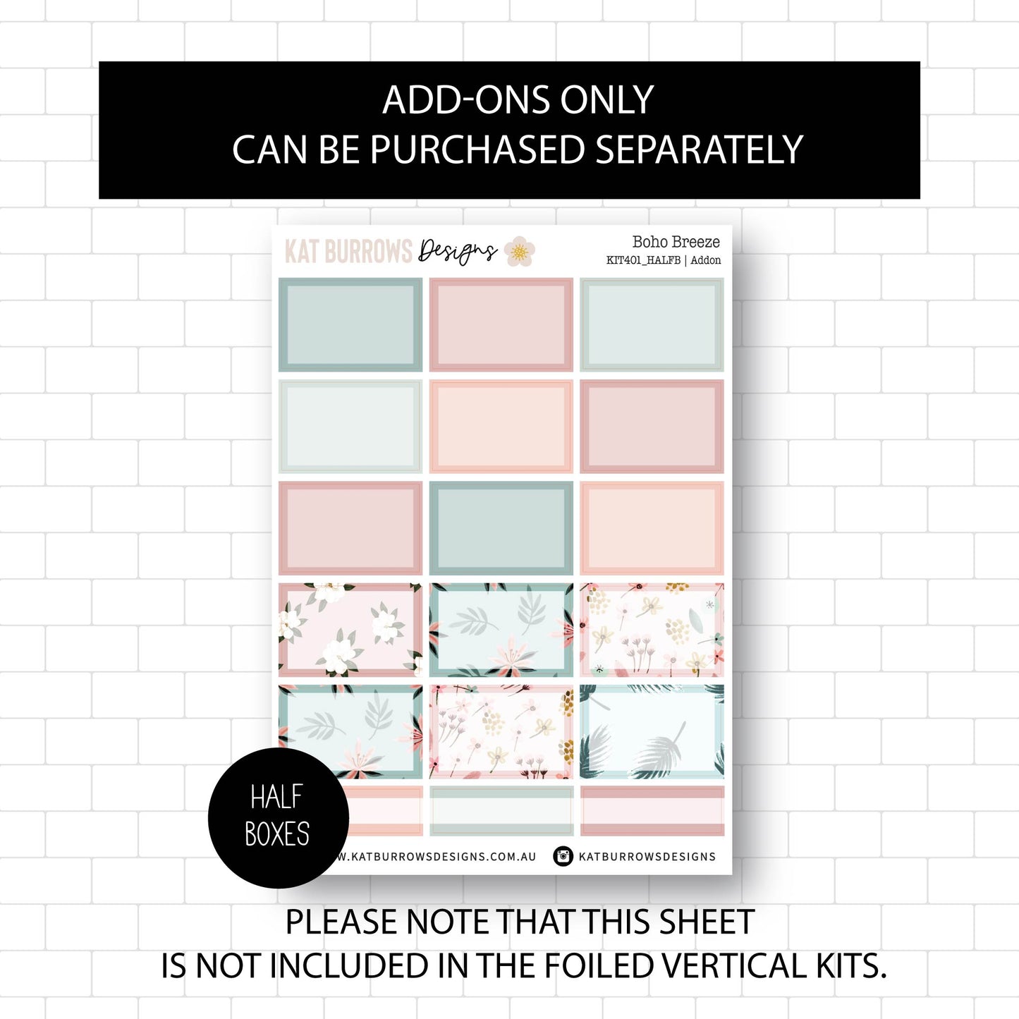 Deluxe Foiled Kit: Boho Breeze (ROSE GOLD FOIL)