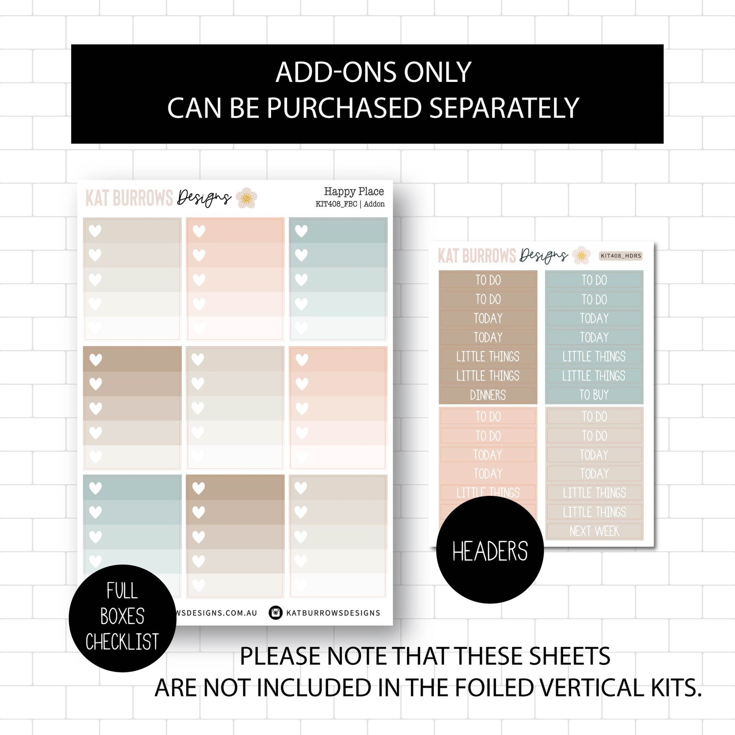 Deluxe Foiled Kit: Happy Place (ROSE GOLD FOIL)