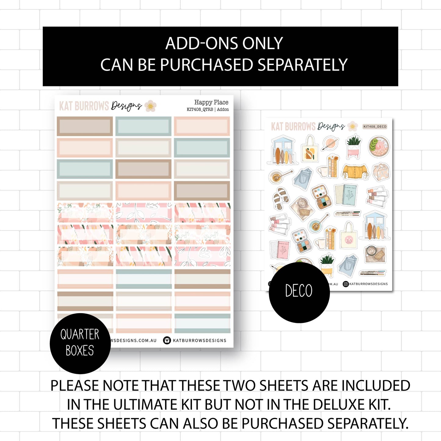 Deluxe Foiled Kit: Happy Place (ROSE GOLD FOIL)