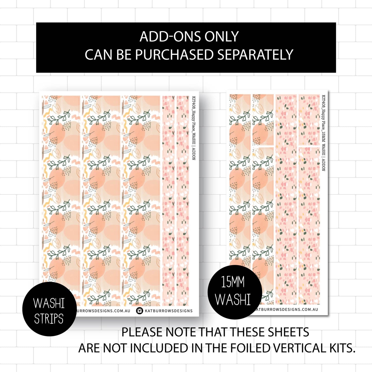 Deluxe Foiled Kit: Happy Place (ROSE GOLD FOIL)