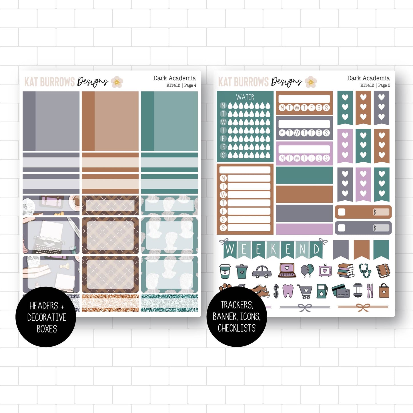 Weekly Kit: Dark Academia