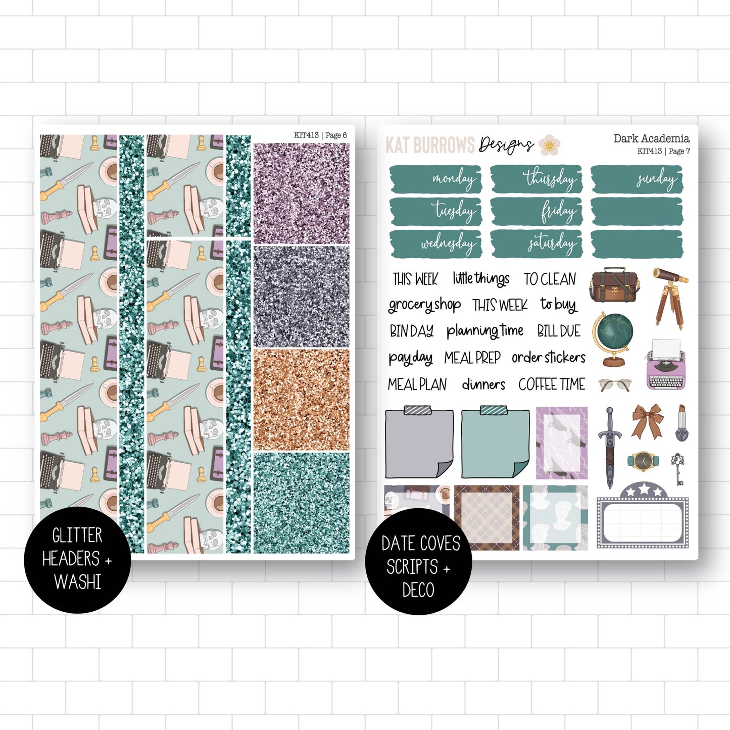 Weekly Kit: Dark Academia