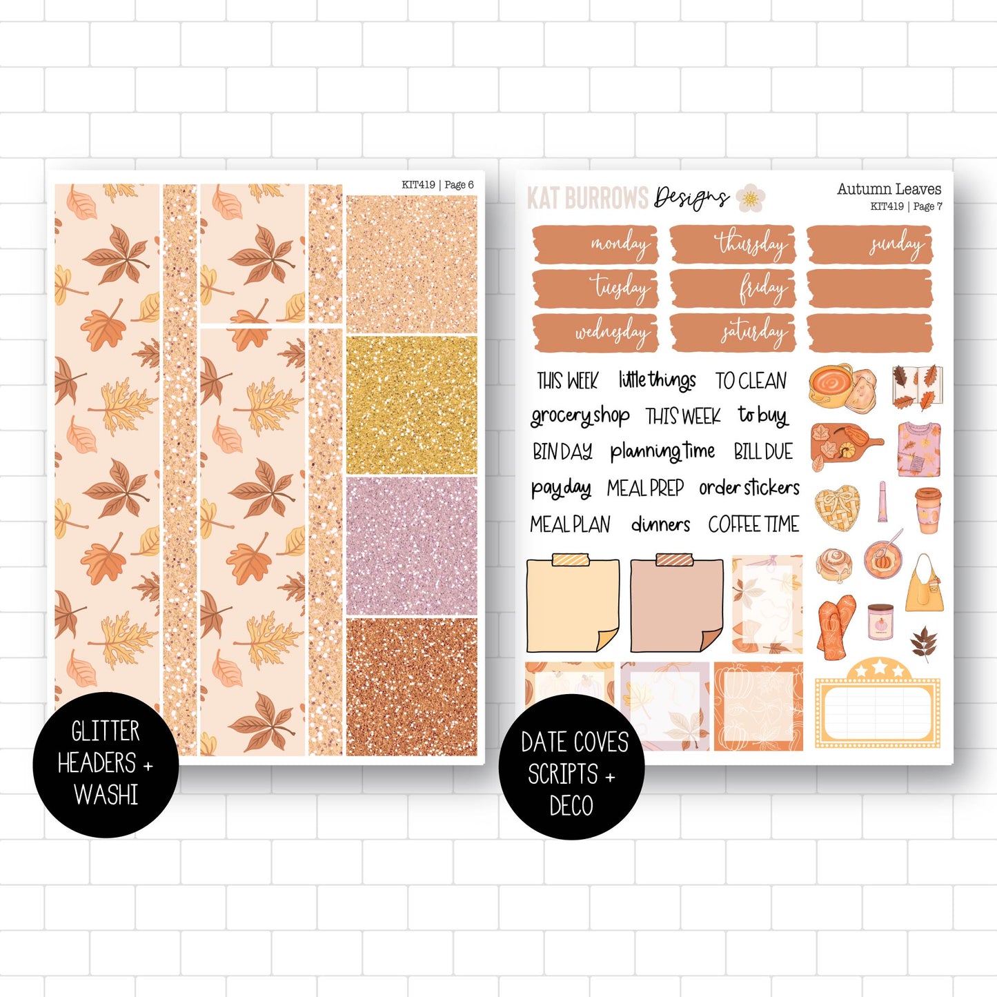 Weekly Kit: Autumn Leaves