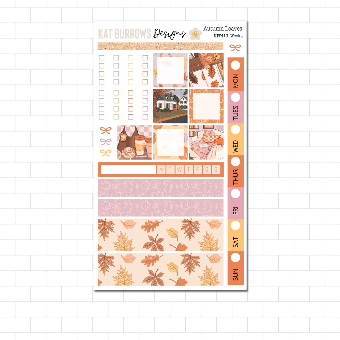 Hobonichi/Lime Weeks: Autumn Leaves