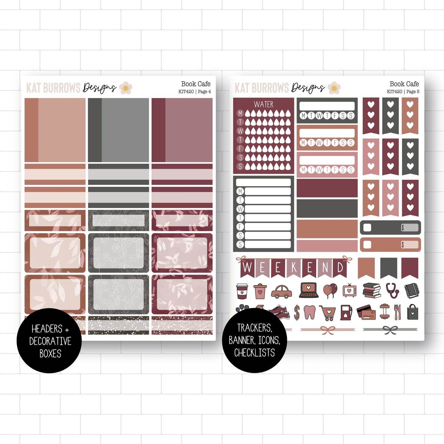 Weekly Kit: Book Cafe