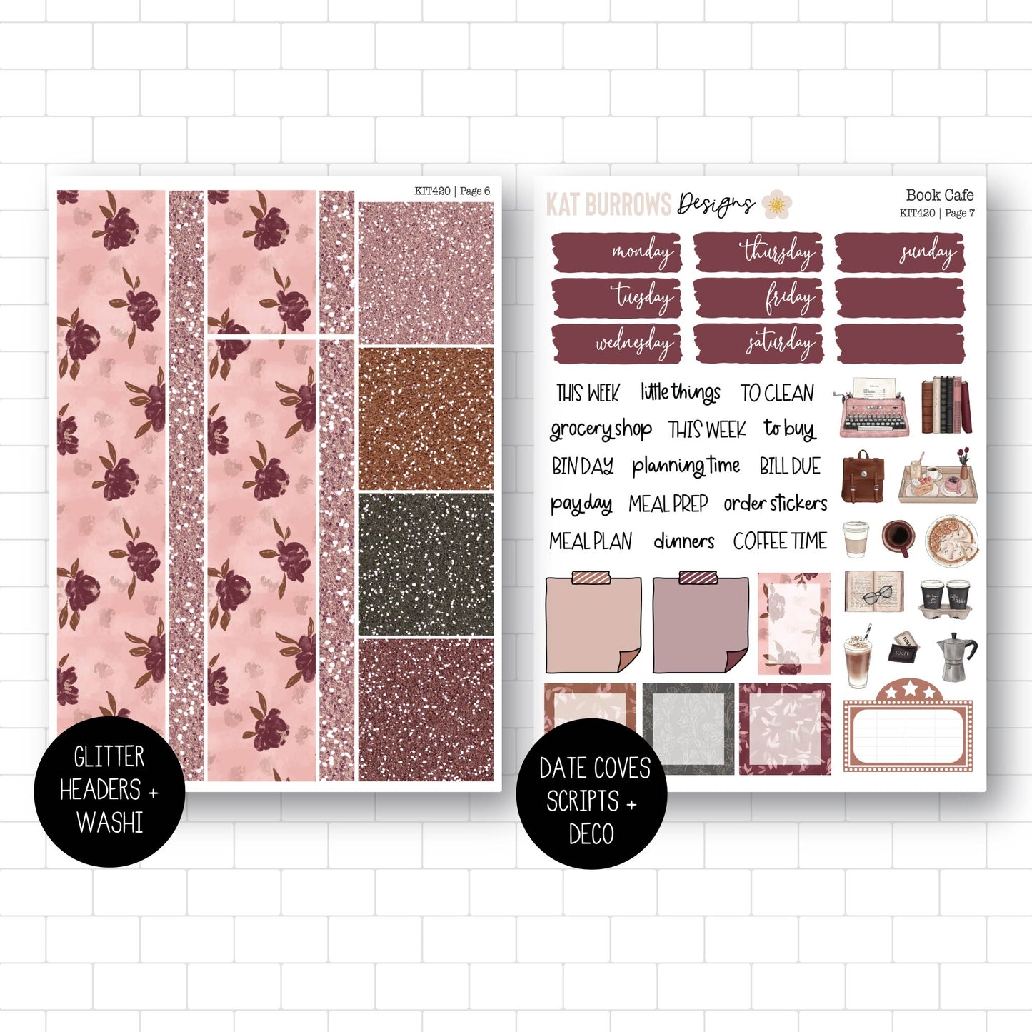 Weekly Kit: Book Cafe