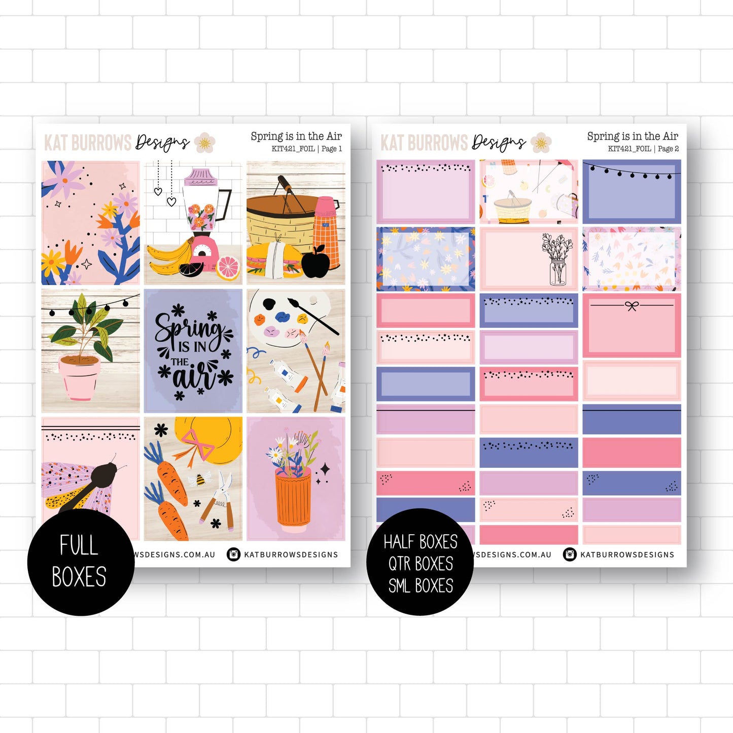 Deluxe Foiled Kit: Spring is in the Air (SILVER FOIL)