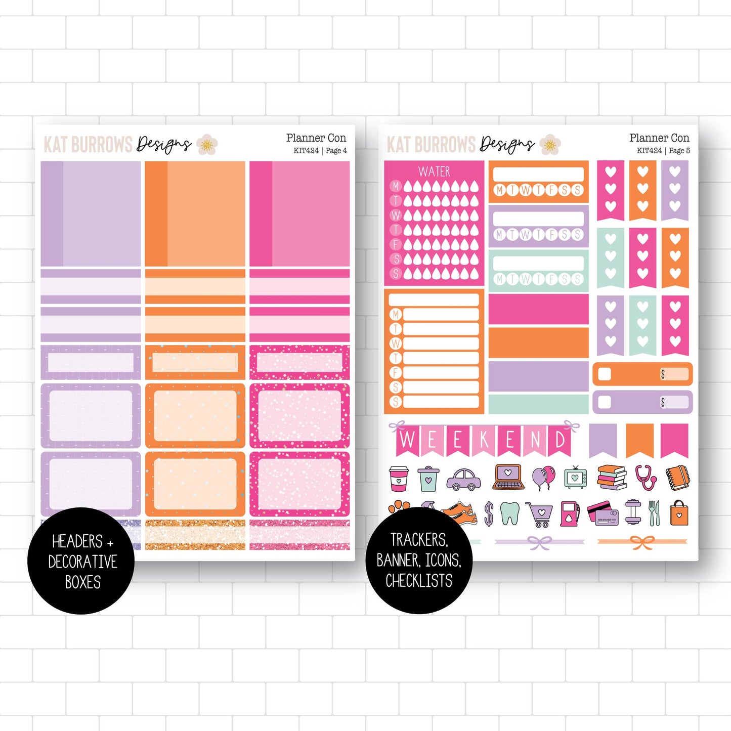 Weekly Kit: Planner Con