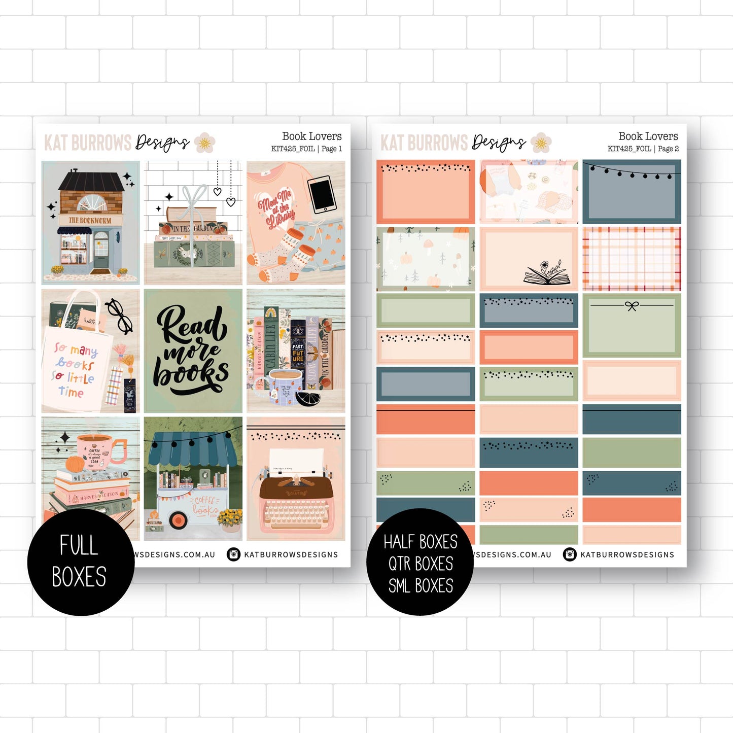 Deluxe Foiled Kit: Book Lovers (GOLD FOIL)