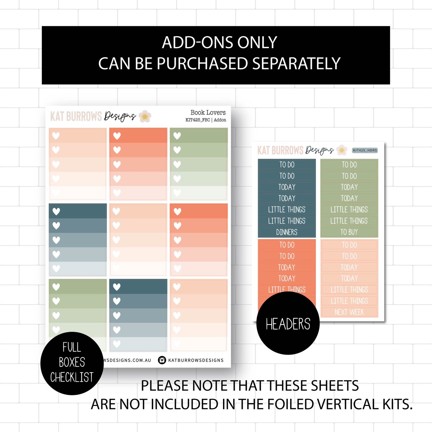 Deluxe Foiled Kit: Book Lovers (GOLD FOIL)