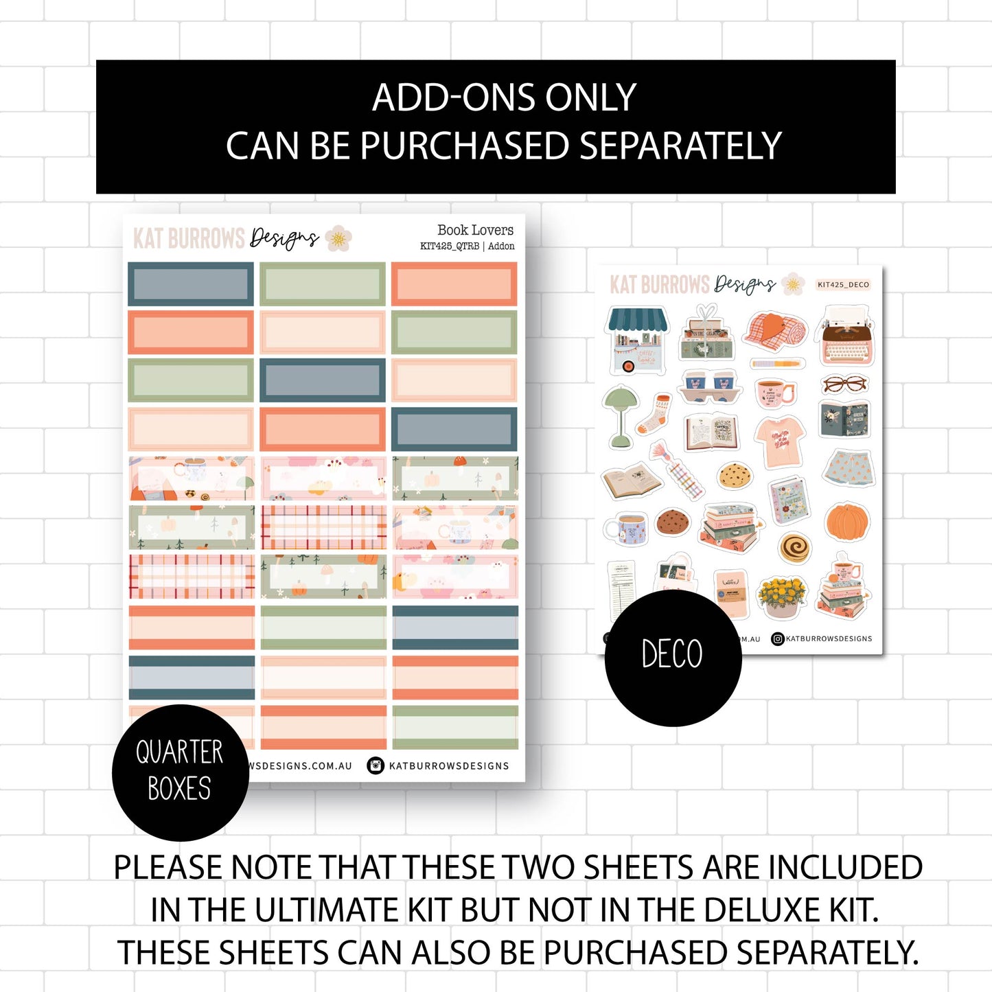 Deluxe Foiled Kit: Book Lovers (GOLD FOIL)