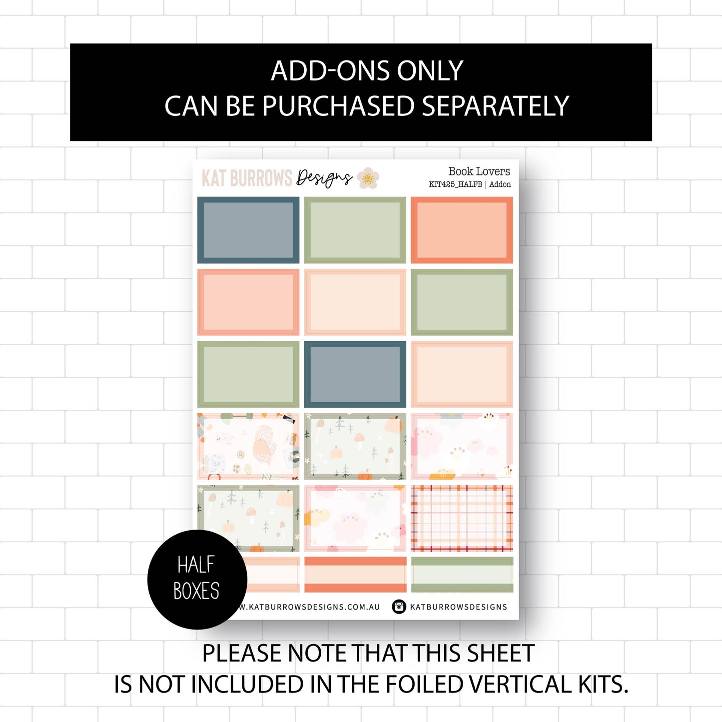 Deluxe Foiled Kit: Book Lovers (GOLD FOIL)