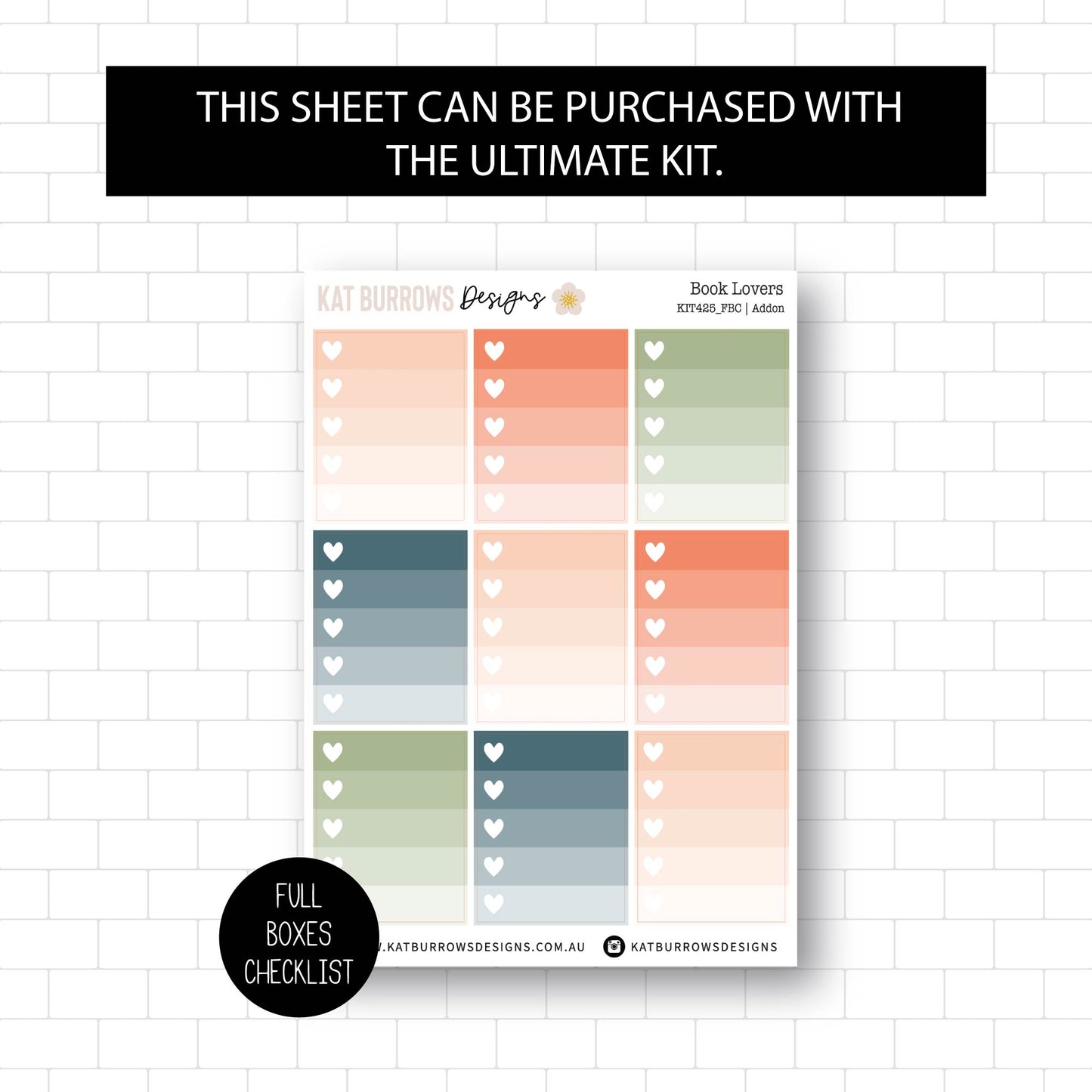 Ultimate Foiled Kit: Book Lovers (GOLD FOIL)