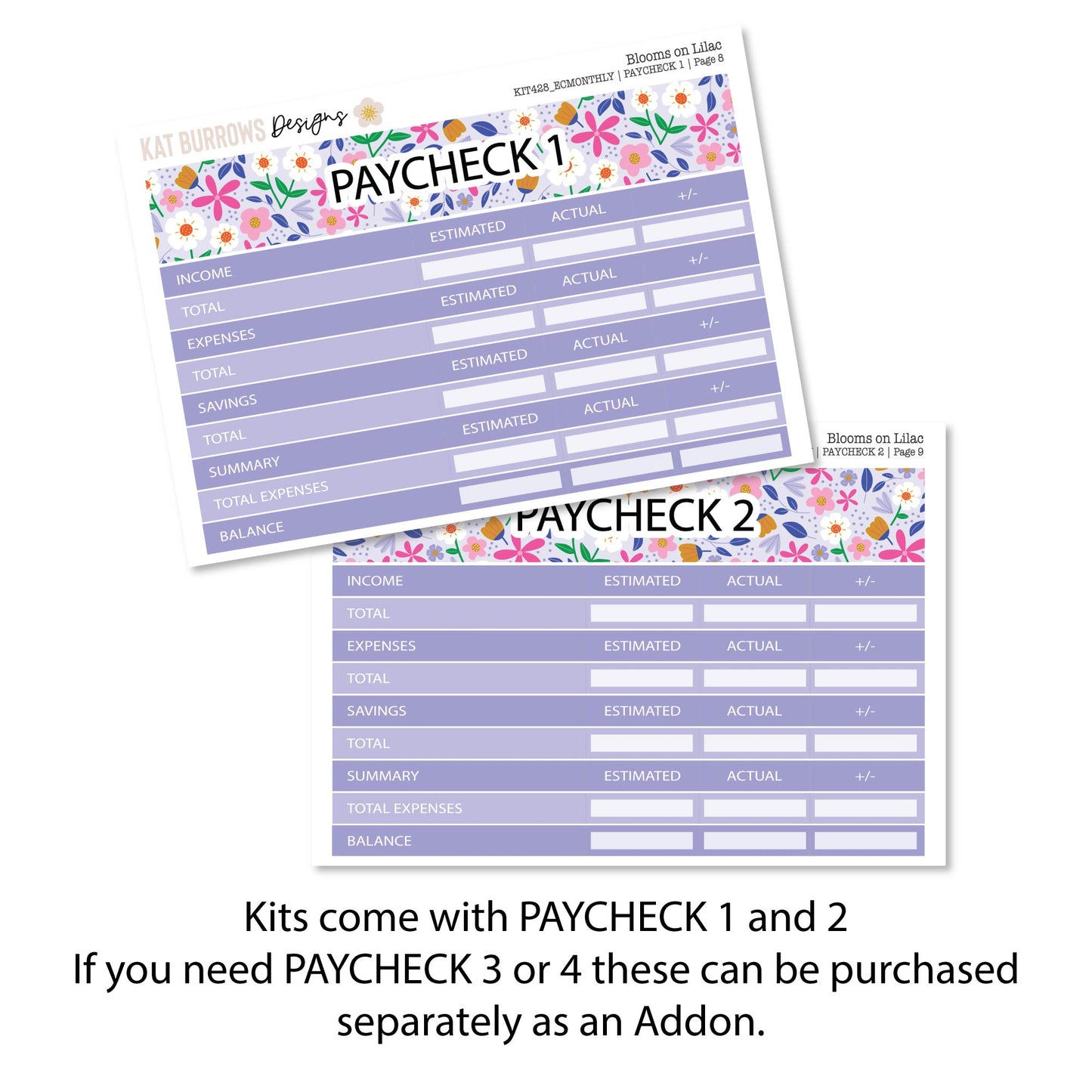 Budget Kit: Blooms on Lilac