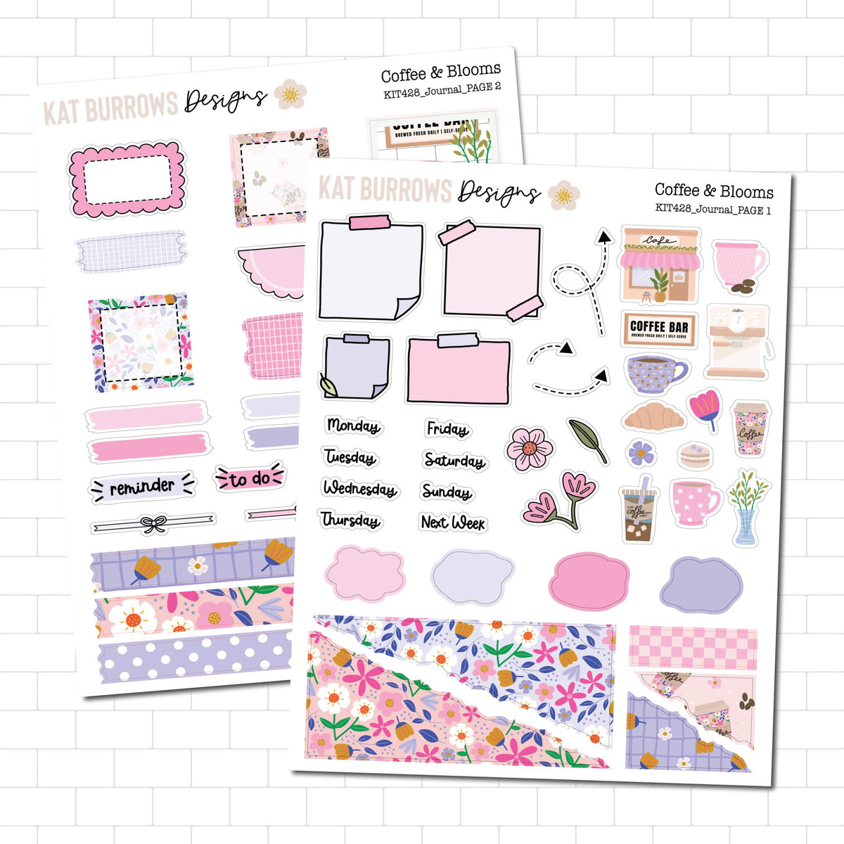 Journal Kit: Coffee & Blooms
