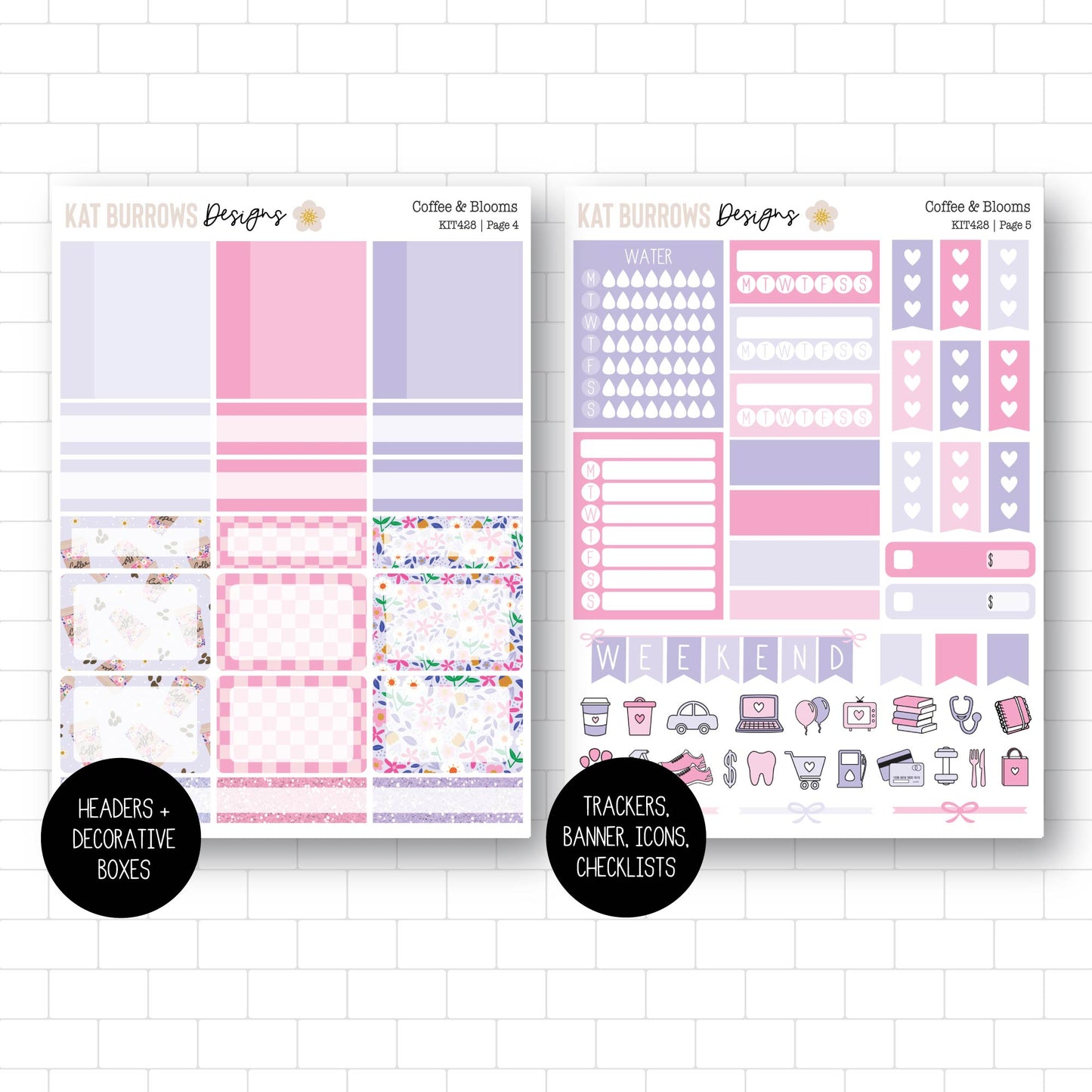 Weekly Kit: Coffee and Blooms