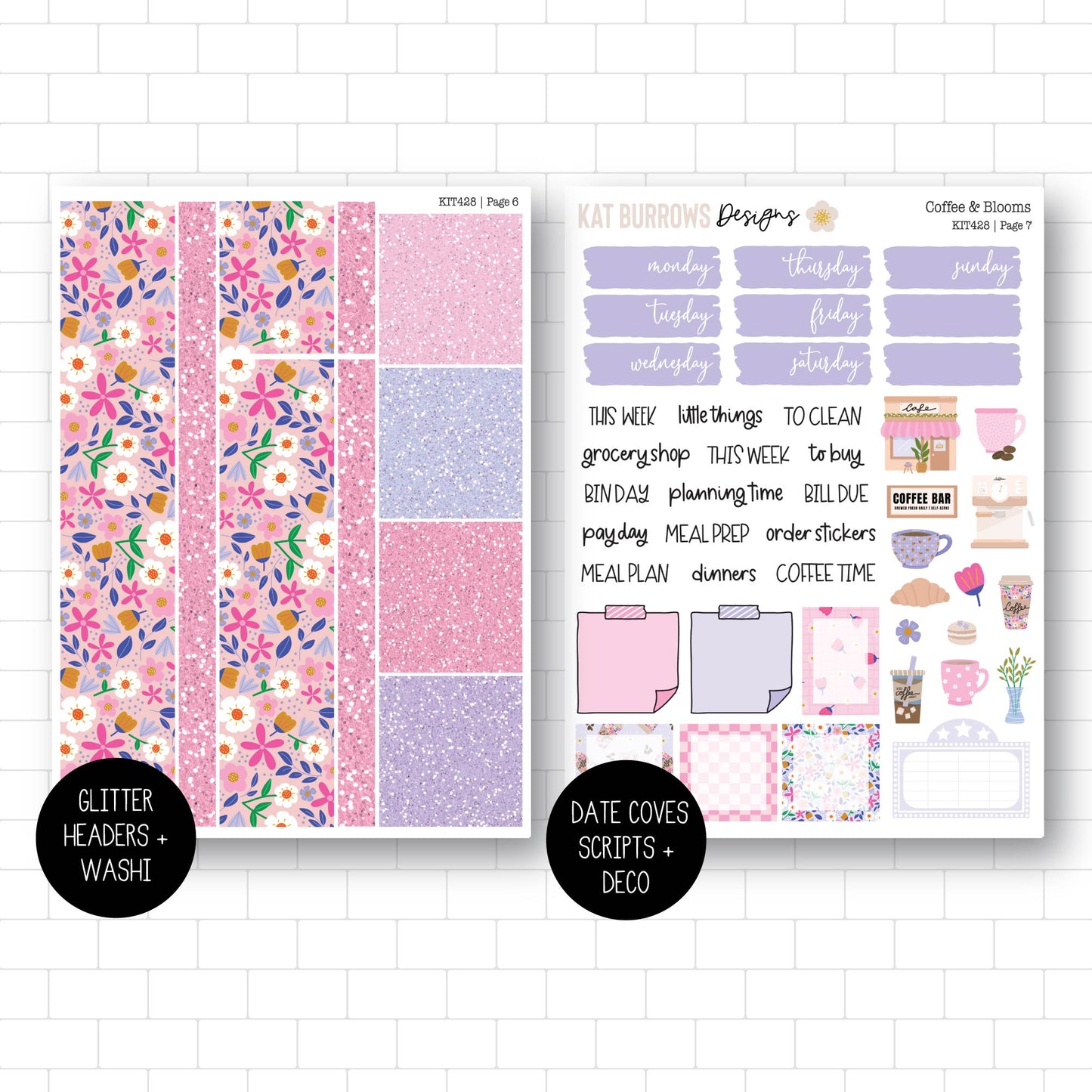 Weekly Kit: Coffee and Blooms