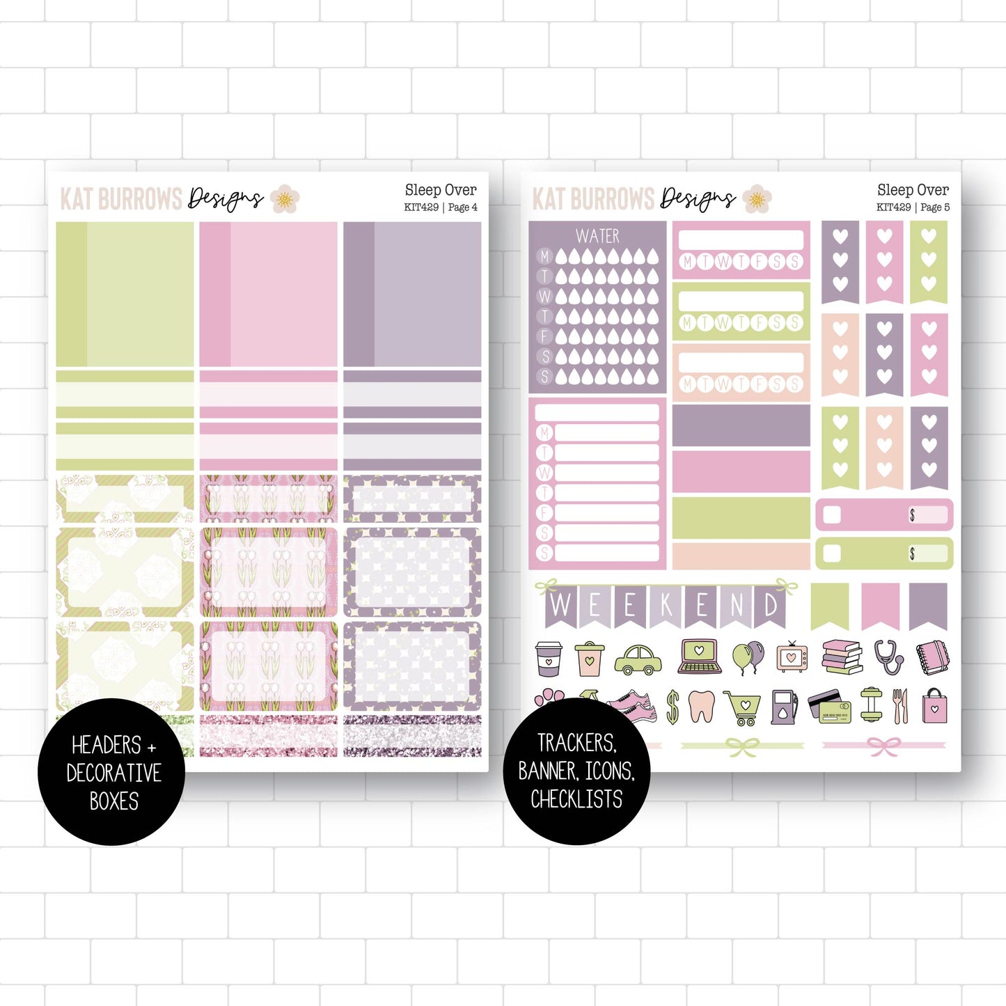 Weekly Kit: Sleep Over