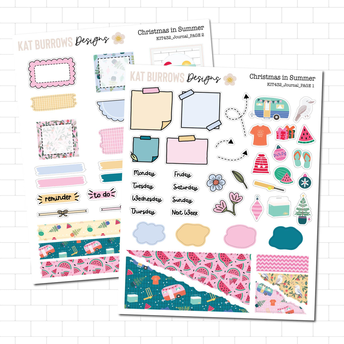Journal Kit: Christmas in Summer