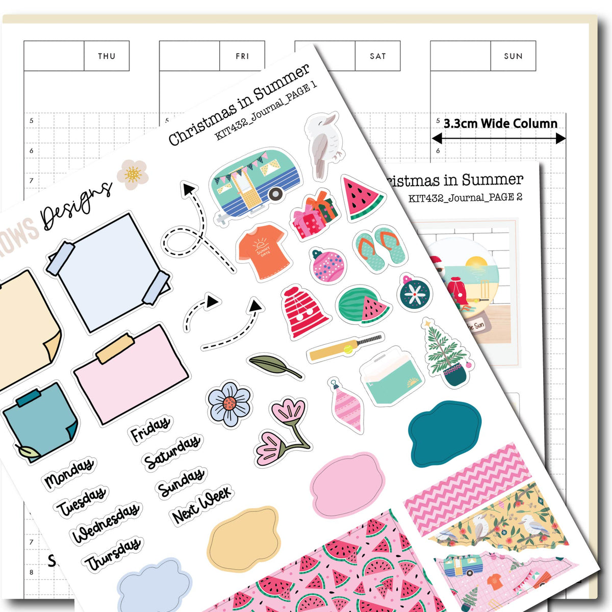 Journal Kit: Christmas in Summer