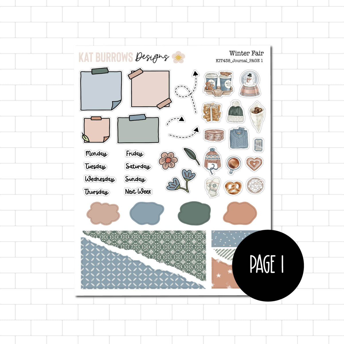 Journal Kit: Winter Fair