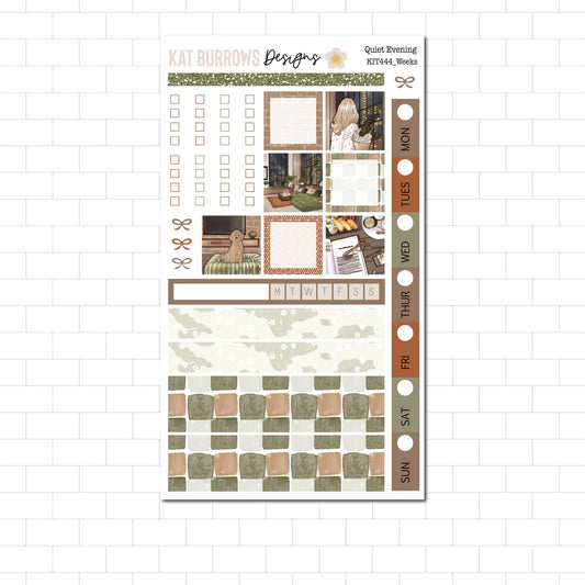 Hobonichi/Lime Weeks: Quiet Evening