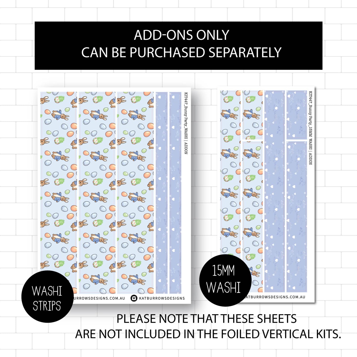 Deluxe Foiled Kit: Bunny Party (SILVER FOIL)