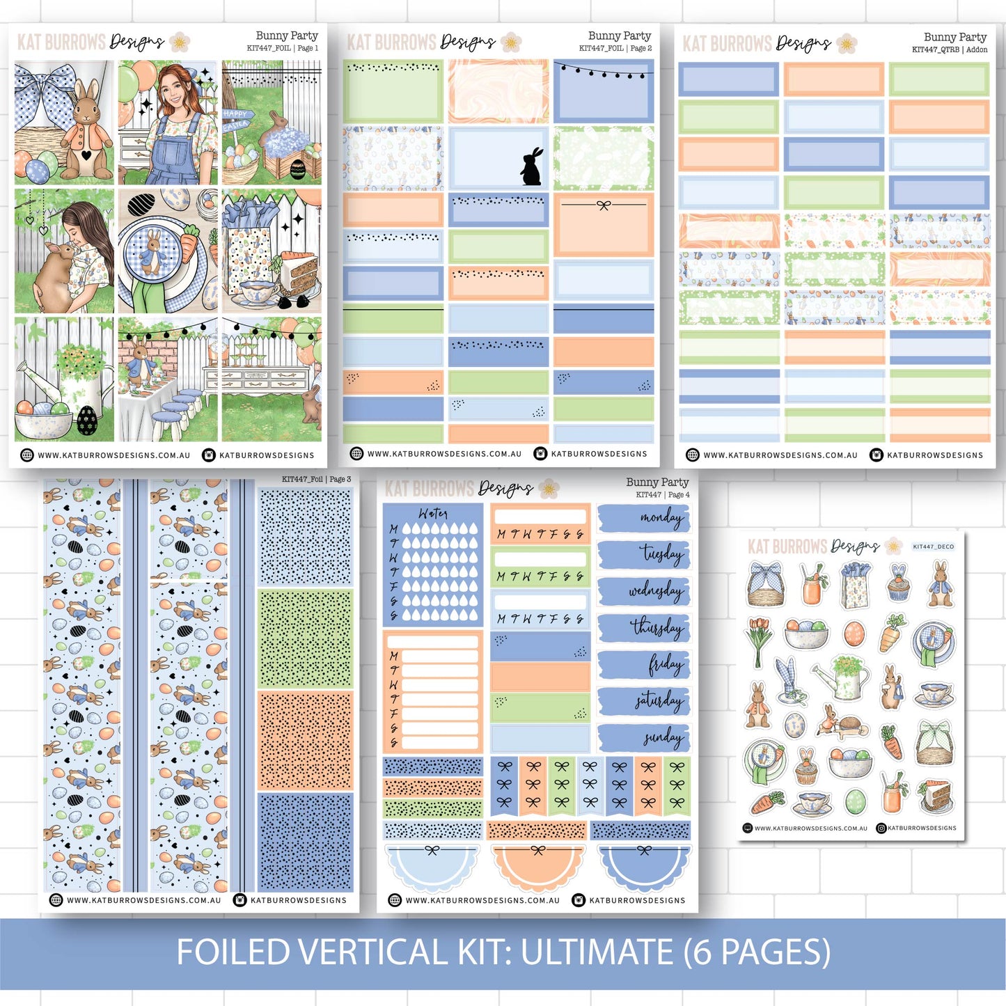 Ultimate Foiled Kit: Bunny Party (SILVER FOIL)