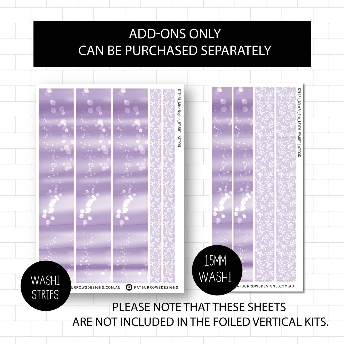 Deluxe Foiled Kit: Miss Sophie (SILVER FOIL)